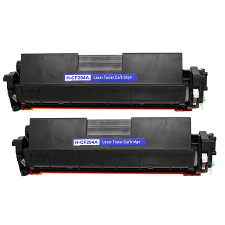 2 Pack HP 94A Black Compatible Toner Cartridge (CF294A)