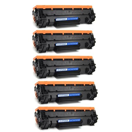 5 Pack HP 44A Black Compatible Toner Cartridge (CF244A)